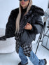 Short jacket "NORTH FL257" - BLACK